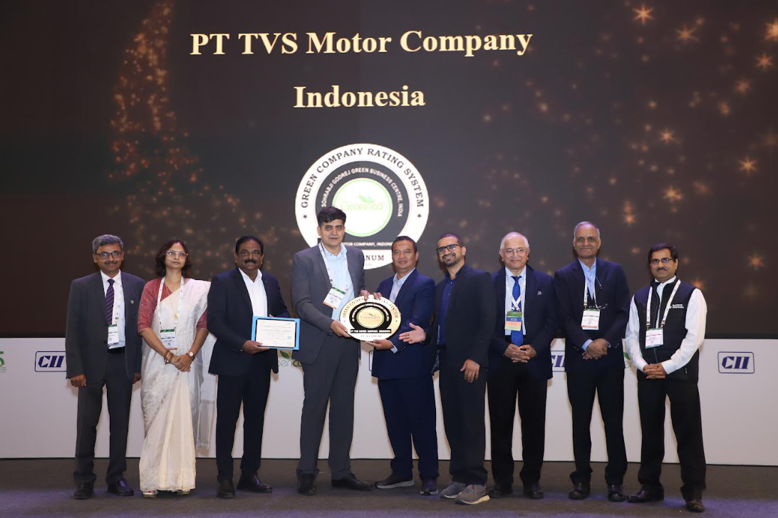 PT TVS Motor Company Indonesia Becomes First Overseas TVS Motor Manufacturing Facility to Achieve GreenCo Lite Platinum Rating from CII GreenCo Council